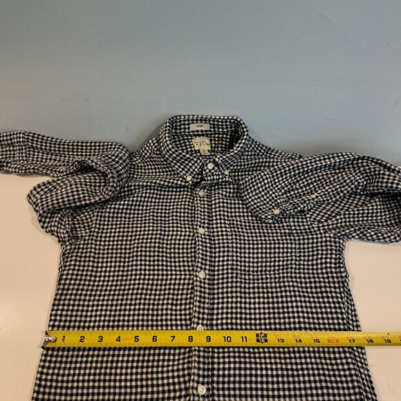 J. Crew Men's Small Slim Fit Double-Weave Plaid Button Down Shirt Style AI327 - Picture 12 of 15